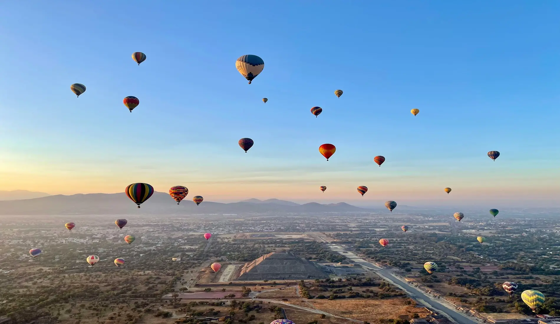 Teotihuacan luchtballon