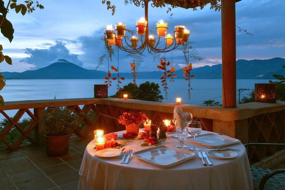 Hotel Lake Atitlan dinner